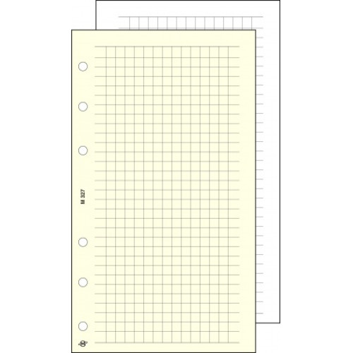 Saturnus Kalendárium betét jegyzetlap L kockás chamois