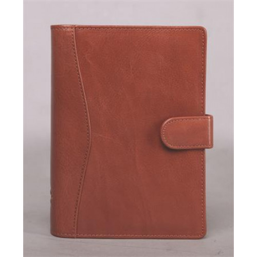 Saturnus Kalendárium gyűrűs betétlapokkal M marhabőr 212 barna