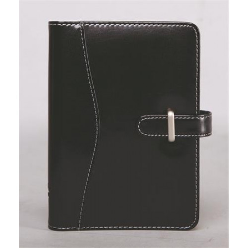 Saturnus Kalendárium gyűrűs betétlapokkal S műbőr 437 fekete