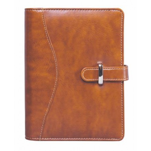 Saturnus Kalendárium gyűrűs betétlapokkal M műbőr 437 világosbarna