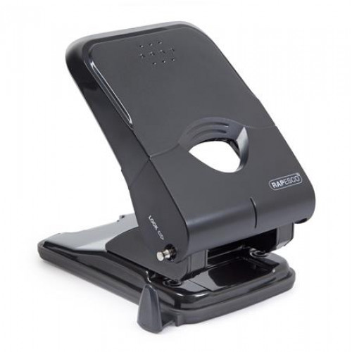 Rapesco Lyukasztó kétlyukú 50lap műanyag könnyített lyukasztás X5 fekete