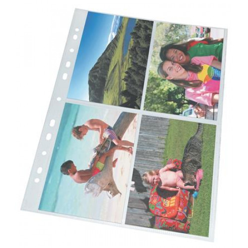 Esselte Fényképtartó genotherm lefűzhető A4 80 mikron víztiszta