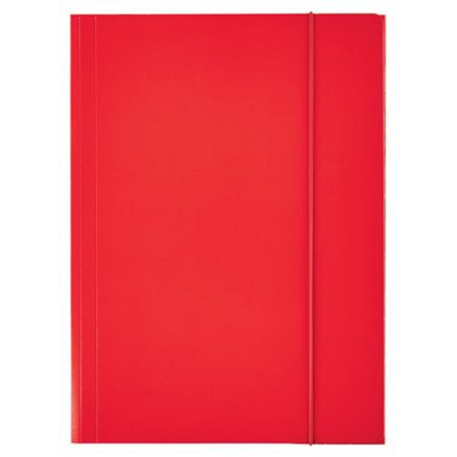 Esselte Gumis mappa 15mm karton A4 Economy piros