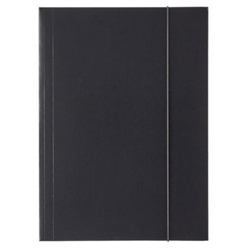 Esselte Gumis mappa 15mm karton A4 Economy fekete