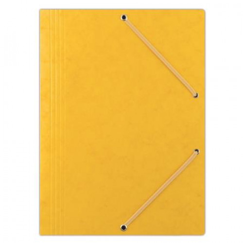 Donau Gumis mappa prespán A4 Premium citromsárga