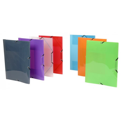 Viquel Gumis mappa 15mm PP A4 Propyglass áttetsző