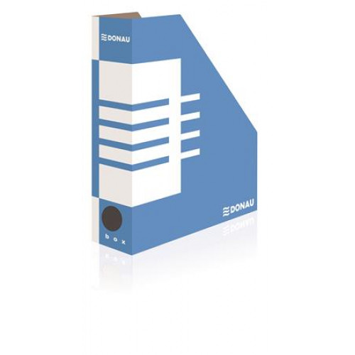 Donau Iratpapucs karton 80mm lapraszerelt kék-fehér