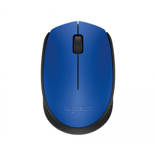 Logitech Egér vezeték nélküli optikai közepes méret USB M171 kék