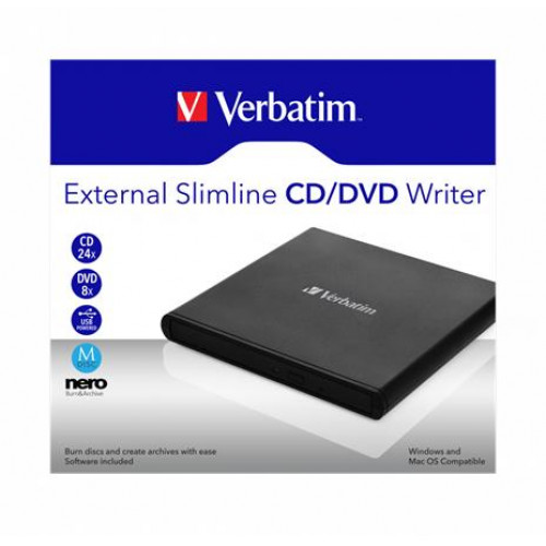 Verbatim CD/DVD író USB 2.0 külső