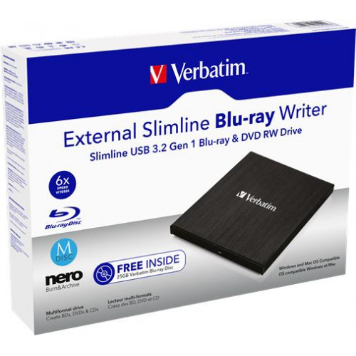Verbatim Blu-ray író USB 3.0 külső