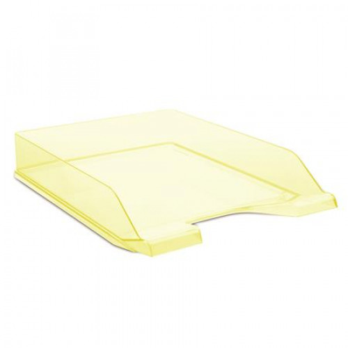 Donau Irattálca műanyag áttetsző citromsárga