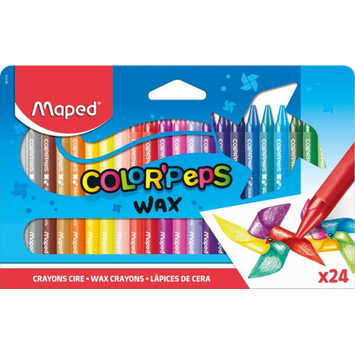 Maped Zsírkréta Color Peps Wax 24 különböző szín