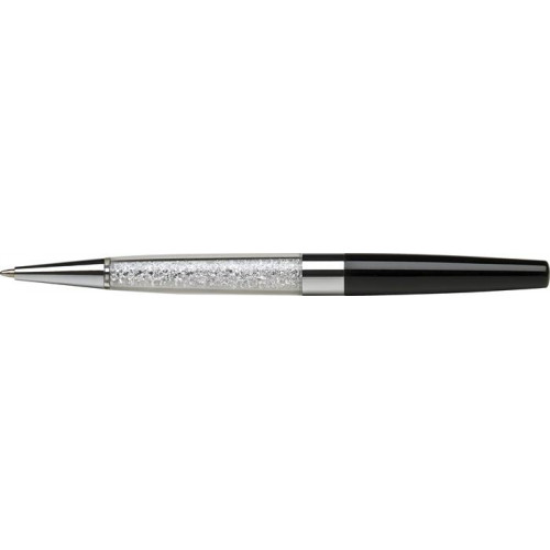 Art Crystella Golyóstoll fekete alul fehér Swarovski kristállyal töltve 14cm