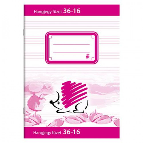 Ico Füzet tűzött A5 hangjegy 32lap 36-16