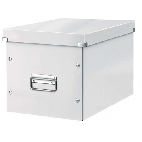 Leitz Tároló doboz lakkfényű L méret Click&Store fehér