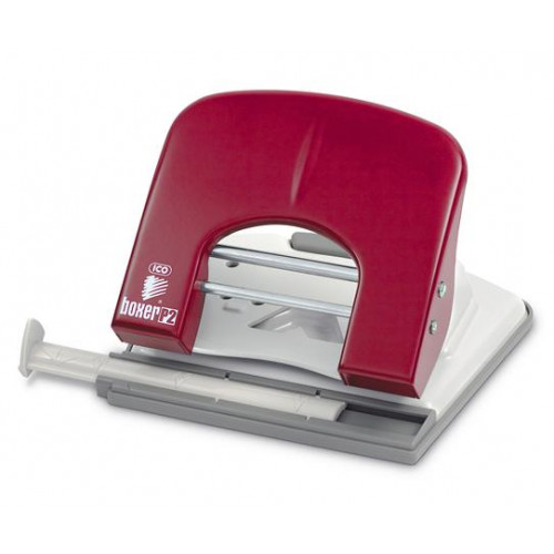 Boxer Lyukasztó kétlyukú 30lap P2 piros