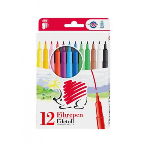 Ico Filctoll készlet 1mm Süni 300 12 különböző szín