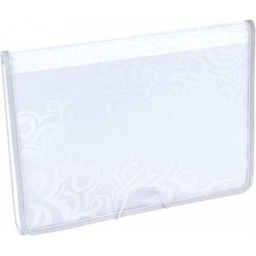 Panta Plast Harmonikamappa A4 6 rekeszes PP gumis Tai Chi fehér