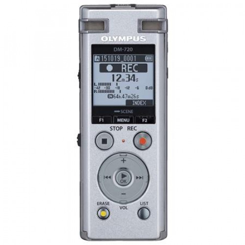 Olympus Diktafon,digitális 4GB memória DM-720 ezüst