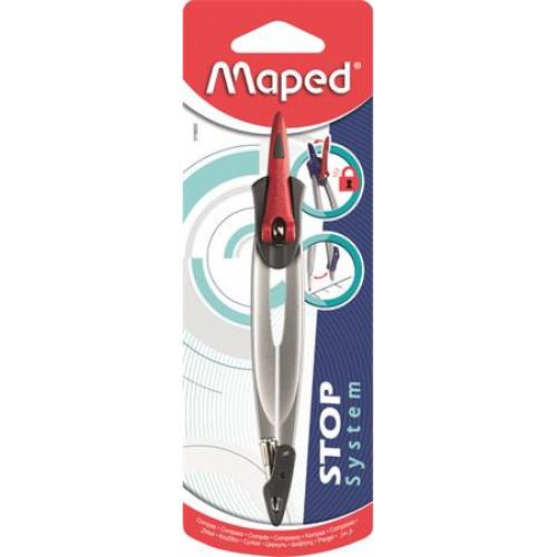 Maped Körző rögzíthető lábakkal Stop System vegyes színek