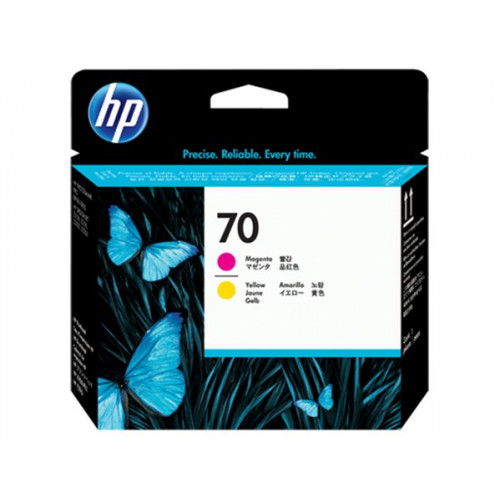 HP C9406A Tintapatron fej DesignJet Z2100 nyomtatóhoz 70 vörös sárga