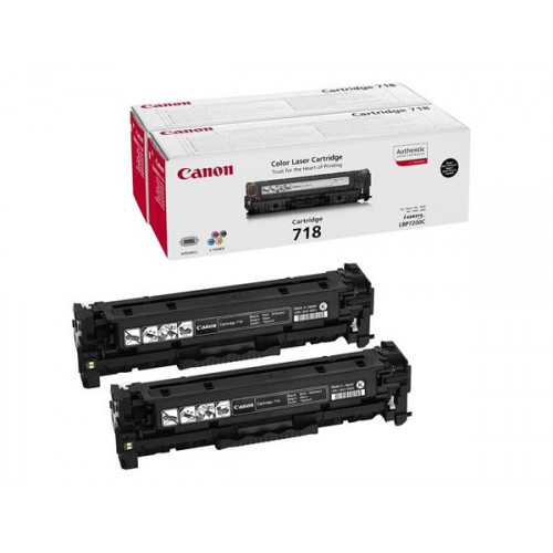 Canon CRG-718B Lézertoner i-SENSYS LBP 7200CDN MF 8330 fekete 2*3,4k