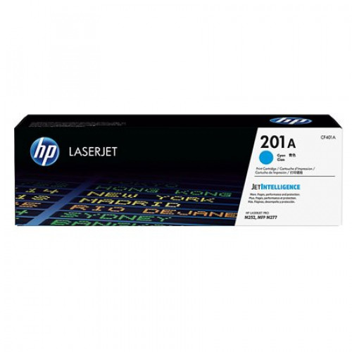 HP CF401A Lézertoner Color LaserJet Pro M252,M277 nyomtatóhoz 201A kék 1,4k
