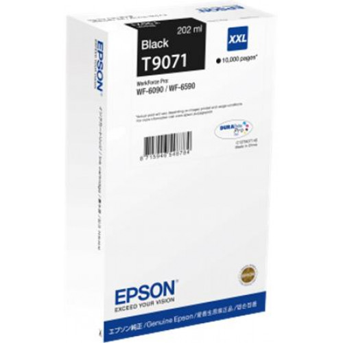 Epson C13T907140 Tintapatron WF-6090 WF-6590 nyomtatóhoz fekete 10k