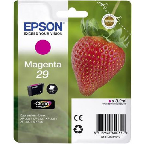 Epson C13T29834010 Tintapatron XP235/332 nyomtatókhoz vörös 3,2ml