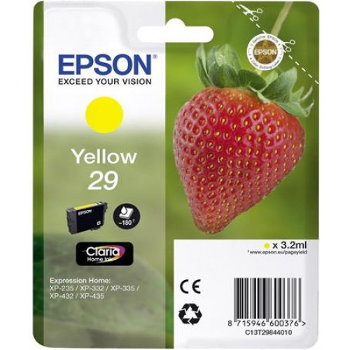 Epson C13T29844010 Tintapatron XP235/332 nyomtatókhoz sárga 3,2ml
