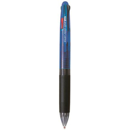 Pilot Golyóstoll 0,25mm nyomógombos négyszínű Feed GP4 kék test