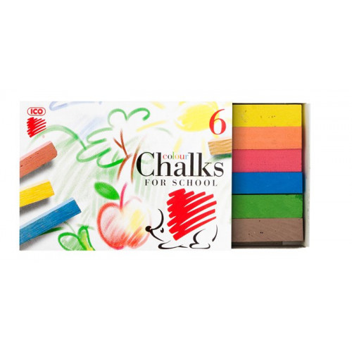 Ico Táblakréta Süni 6 különböző szín