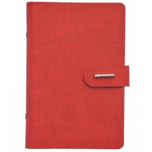 Saturnus Kalendárium gyűrűs betétlapokkal M műbőr 432 piros