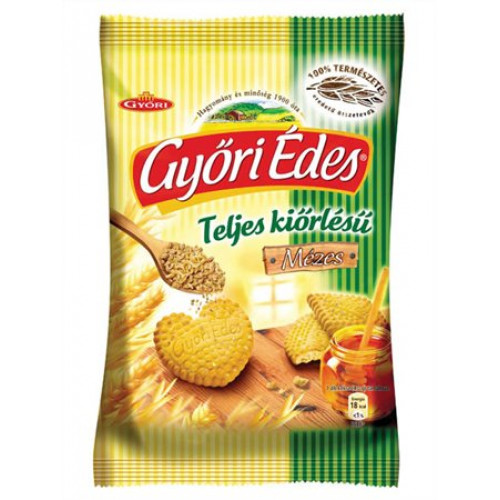 Győri Keksz 150g TELJES KIŐRLÉSŰ mézes