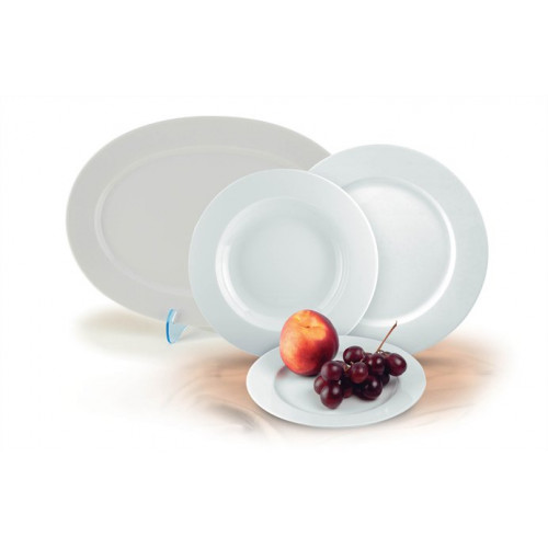 Rotberg Lapostányér 24cm porcelán fehér Basic