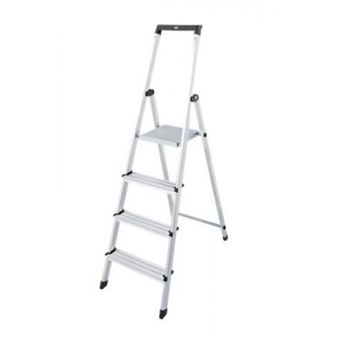 Krause Állólétra 4 lépcsőfokos alumínium Monto Solidy 126221