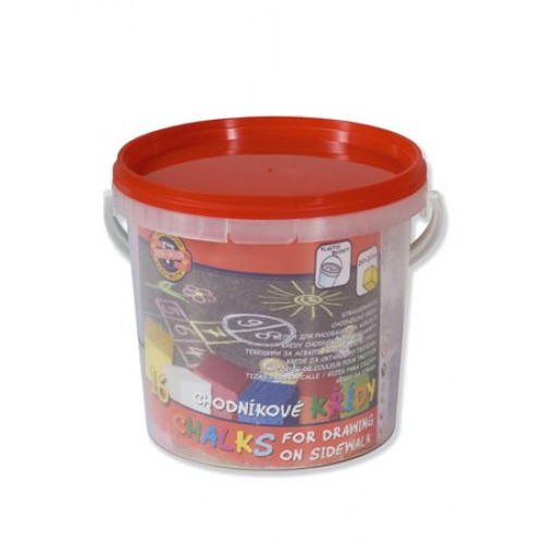 Koh-I-Noor Járdakréta vödörben vegyes szín