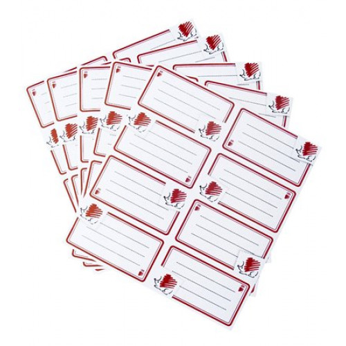 Ico Füzetcímke 40 db Süni