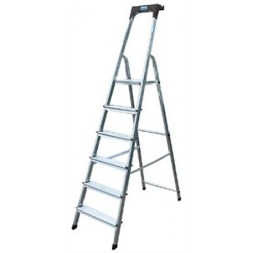 Krause Állólétra 8 lépcsőfokos alumínium Monto Safety 126368