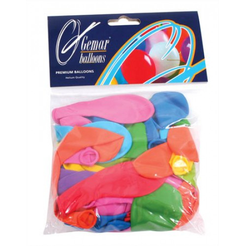 Léggömb 19cm vegyes szín