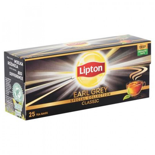Lipton Fekete tea 25x1,5g. Earl Grey