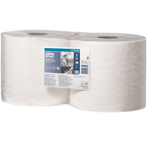 Tork Törlőpapír tekercses 2 rétegű 26,2cm W1/W2 rendszer nagy teljesítményű Premium fehér (130062)