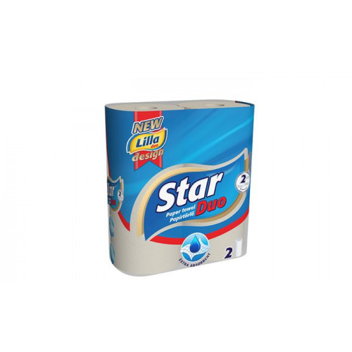 Star Háztartási papírtörlő 2 rétegű 50 lap 2 tekercses Duo