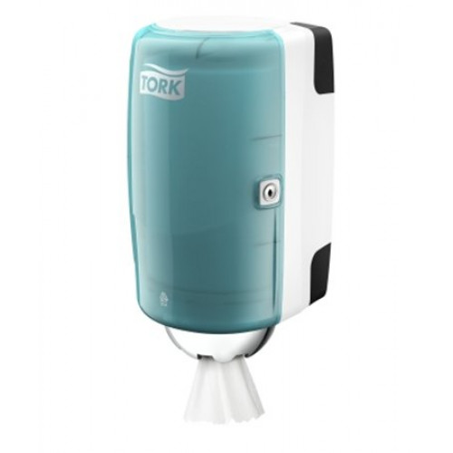 Tork Kéztörlő adagoló belsőmag-adagolás M1 rendszer Performance Mini fehér/türkiz (658000)