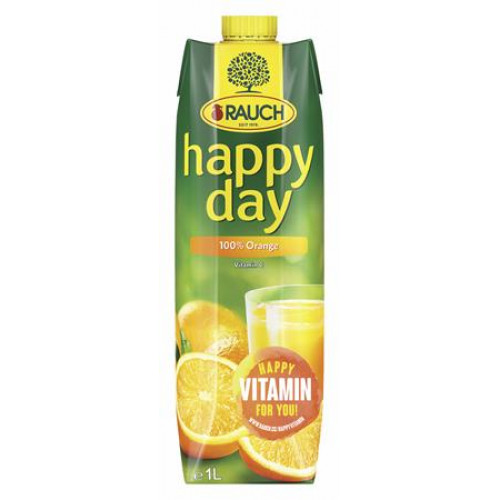 Rauch Gyümölcslé 100 1l Happy day narancs