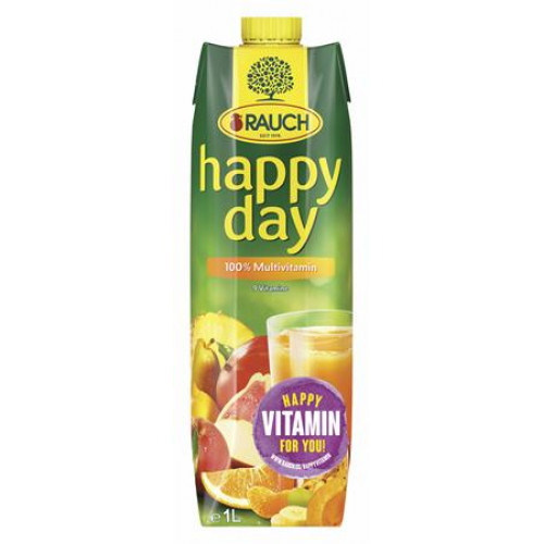 Rauch Gyümölcslé 100 1l Happy day multivitamin