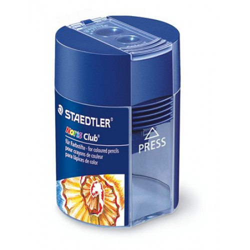 Staedtler Hegyező kétlyukú tartályos Noris 512 F kék