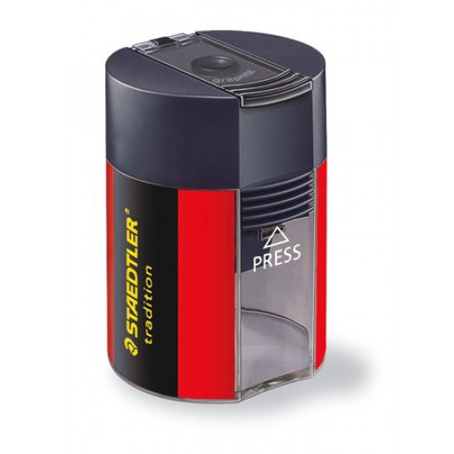 Staedtler Hegyező egylyukú tartályos 511 fekete-piros