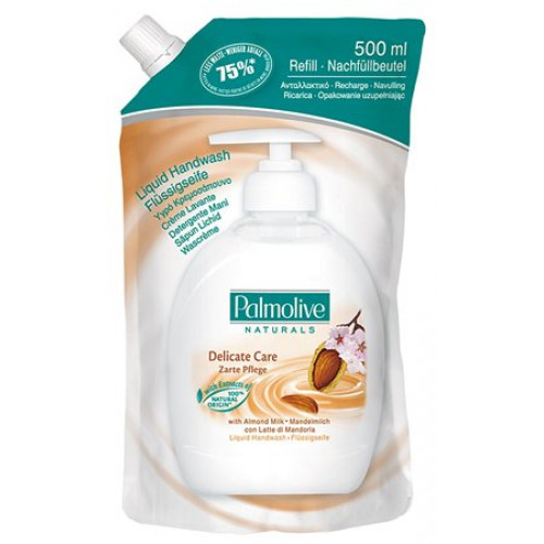Palmolive Folyékony szappan UTÁNTÖLTŐ 0,5L Delicate Care Almond Milk