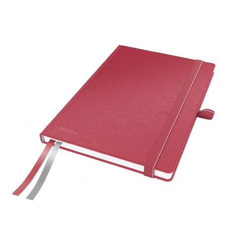 Leitz Jegyzetfüzet exkluzív A5 vonalas 80lap keményfedeles Complete piros